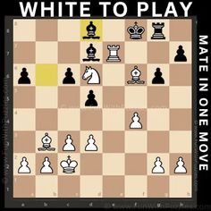 the chess game is being played in white to play