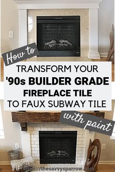 how to paint faux subway tile if you don't want to spend 3 hours taping