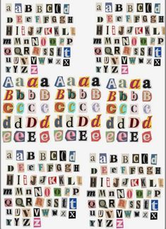 the alphabet is made up of letters and numbers