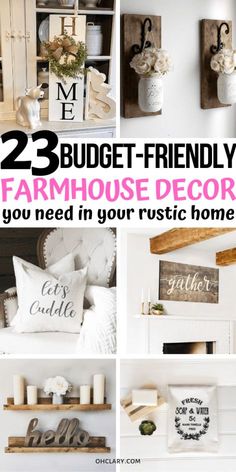 the best farmhouse decor items you need for your home