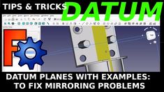 the text reads tips & tricks datum, with examples to fix mirroring problems