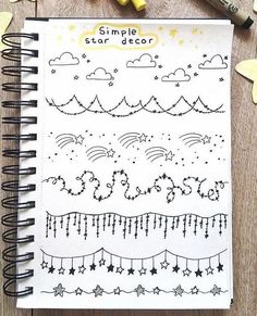 Novel Planner, Arte Doodle, Swirly Designs, Decorative Stitches, Bullet Journal Ideas Templates, Bullet Journal Mood Tracker Ideas, Bullet Journal Paper, Bulletin Journal Ideas, Bullet Journal Mood