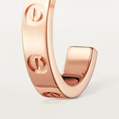 CRB8029000 - LOVE earrings - Pink gold - Cartier Rings Cartier, Love Earrings, Earrings Rose Gold, Cartier Love, Cartier Ring, Rose Earrings, Rose Gold Earrings, Gold Gold, San Valentino