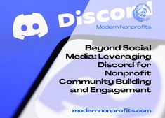 the front cover of a social media leveret for nonproit community building and engagement