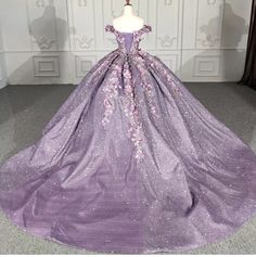 Purple Queen, Gown Style, Clive Christian, Glitter Party, Quinceanera Dress, Evening Party Dress, Quinceanera Dresses