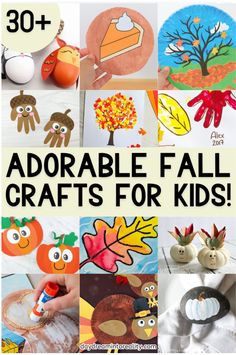 the top ten adorable fall crafts for kids