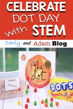 Celebrate International Dot Day with STEM Dot Stem Activity, Picture Books With Crafts, Art Inspired By Books, Dot Day 3rd Grade, Dot Day Stem Activities, Dot Day Activities, The Dot, The Dot Book, International Dot Day