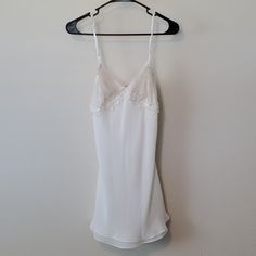 Ivory Nightie. Lace, Sequins And Beads Embellishments. Medium. Nwt Never Worn. Elegant White Sleepwear With Built-in Bra, White Sleepwear With Delicate Straps For Wedding Night, Night Gown, Women's Intimates, Embellishments, Cream, Beads, Lace, Women Shopping