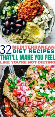 Mediterranean recipes that are healthy and delicious. Add these Mediterranean diet recipes to your meal plan and start eating healthier. Start Eating Healthier, Mediterranean Diet Recipes Dinners, Avoid Processed Foods, Eating Healthier, Fitness Plan, 300 Calories