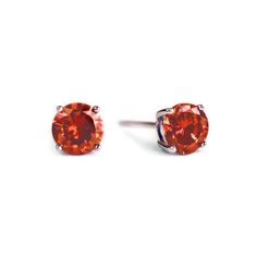 These classic stud earrings are set with Garnet crystals. Great gift for January birthdays! Sterling Silver Garnet crystals Hypoallergenic, Lead and Nickel free Diameter 6mm #E126-SRB Garnet Crystal, Gemstone Studs, Butterfly Earrings, Earring Backs, Ring Bracelet, Ring Necklace, Garnet, Cubic Zirconia, Great Gifts