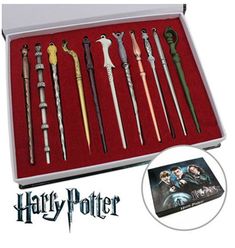 the harry potter wands are in a box