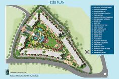 the site plan for an upcoming resort