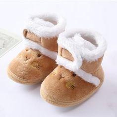 Baby Winter Warm Snow Boots Soft Sole Prewalker Non-Skid Boots for Infant Toddler Boys Girls Features: -- Durable material, provides the maximum protection from rough surfaces and floors. -- The Pretty Design is suitable for any Occasions. -- The Age is for Your Reference. Please Measure Baby's Feet to Match the Shoes Length. Specification: Colors: Multi-color Heel Type: Flat Shoe Width: Normal Applicable gender: Boys/Girls Suitable seasons: All Seasons Package Included 1 Pair X Shoes Note: Plea Bear Shoes, Winter Newborn, Fur Snow Boots, Fabric Boots, Warm Winter Boots, Warm Snow Boots, Toddler Boots, Warm Shoes