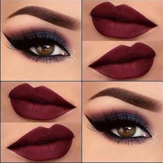 Machiaj Smokey Eyes, Mat Makeup, Maquillage Yeux Cut Crease, Make Up Designs, Makeup Images, Applying Eye Makeup, Smink Inspiration, Eye Makeup Steps, Pinterest Makeup