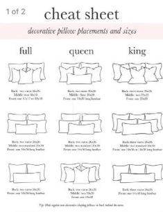 the instructions for how to sew a pillowcase and bedding set in two different styles