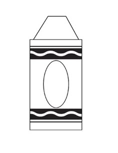 a black and white drawing of a paper box with an oval hole in the middle