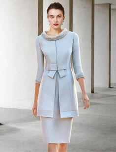 Two Piece Sheath / Column Mother of the Bride Dress Fall Wedding Guest Church Elegant Jewel Neck Knee Length Satin Cap Sleeve Jacket Dresses with Sash / Ribbon Bow(s) Beading

If you like, you can save and click to enter the purchase page. Shipping worldwide and Free Shipping. 10% OFF OVER $90+ Bride Dress Elegant, Jacket Dresses, Fall Wedding Guest, Dress Wedding Guest, Mother Of Groom, Fall Wedding Dresses, Mother Of The Bride Dress, Mother Of Bride, Jewel Neck