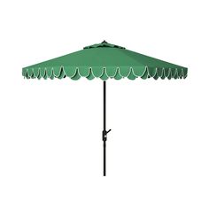 an umbrella is shown on a white background