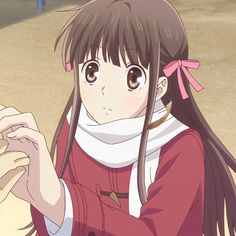 Kisa Fruits Basket, Fruit Basket Pfp, Shojo Aesthetic, Fruits Basket Tohru, Shojo Girl, Honda Tohru, Solo Pfp, Tohru Honda, Fruits Basket Anime