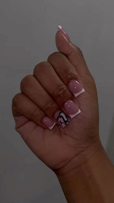 Simple Freestyle Acrylic Nails, Nail Inspo Short Birthday, Small Nail Inspo Aesthetic, Cute Nail Designs For Natural Nails, Nail Idea Short Nails, Simple Freestyle Nails, Kaw Nails Short, 7th Grade Nail Ideas, Short Nail Simple Designs