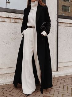 Black And White Outfit, Stile Hijab, Gaun Fashion, Moda Vintage, Trend Fashion, 가을 패션, 2000s Fashion, White Pants