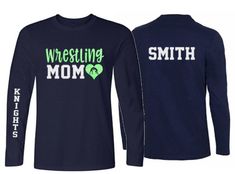 Fitted Custom Print Tops For Sports Events, Custom Print Fitted Tops For Sports Events, Fitted Tops With Custom Print For Sports Events, Fitted Long Sleeve Top With Name Print, Long Sleeve Sports Top With Name Print, Long Sleeve Tops With Custom Print For Cheerleading