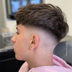 Mid Fade Haircut, Men Fade Haircut Short, Fade Haircut Styles, Short Fade Haircut, Drop Fade Haircut, Mens Haircuts Short Hair, Low Fade Haircut, Gents Hair Style, Men Haircut Curly Hair