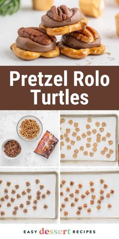 pretzel roll turtles are an easy snack for kids to make and they're ready