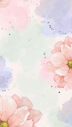 Watercolor Flower Background, Purple Flowers Wallpaper, Nature Iphone Wallpaper, Floral Wallpaper Iphone, Easter Wallpaper, Flower Iphone Wallpaper, Iphone Wallpaper Images, Cute Flower Wallpapers, Spring Wallpaper