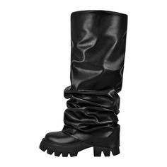 Women Green Round Toe Fold Over Boots Webs Fashion Handmade Female Mid-Calf Boots Boot Type: Motorcycle boots Shaft Material: PU Outsole Material: RUBBER Upper Material: PU Origin: Mainland China Season: Spring/Autumn Insole Material: PU Heel Type: Strange Style Lining Material: LYCRA Boot Height: Knee-High Item Type: BOOTS Fashion Element: Sewing Department Name: ADULT Toe Shape: Pointed toe Heel Height: High (5cm-8cm) With Platforms: No Style: Concise is_handmade: Yes Pattern Type: Solid Model Number: 1005005763967357 Fit: Fits true to size, take your normal size Closure Type: SLIP-ON Heel Height: 6.5-7 CM Platfrom: 4-4.5 cm Important Note（size) 1.Please noted size will have 1-5mm error as handmade.onlymaker shoes are all handmade2.If your foot fat or wide,please choose one size bigger t Platform Knee High Boots, Fold Over Boots, Heel Stretch, Slouched Boots, Pu Heels, Pointed Toe Heels, Motorcycle Boots, Long Boots, Fall Shoes