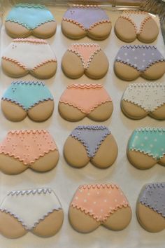 Wedding Biscuit, Lingerie Cookies, Dirty Valentine, Bachelorette Cookies, Bridal Cookies, Cookies Wedding, Valentine Sugar Cookies, Iced Biscuits, Bridal Shower Cookies