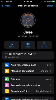 an iphone screen with the message jose in spanish and english on it, next to another phone