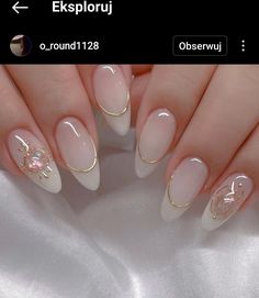 Sweetheart Nails, Milky Nails, Blush Nails, Makijaż Smokey Eye, Soft Nails, Jelly Nails, Neutral Nails, Bridal Nails