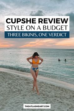 I tried 3 Cupshe swimsuits and was pleasantly surprised by the quality. Read my honest review so you know what to expect from Cupshe.  #CupsheReview #CupsheSwimsuits #CupsheSwimwear #CupsheBathingSuit #TropicalVacation Cupshe Swimwear, Cupshe Dress, Cupshe Bikinis, Cupshe Swimsuits, Swimsuit Set