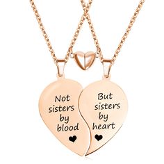 PRICES MAY VARY. 【Please note that if there is a problem with the product,please contact us and we will solve it in time】💖Basic Information:Material: stainless steel; Size: Length of the necklace is 18 inches; Form:2PCS Split heart engraved Best Friend Gifts for Teen Girls BFF Friendship Necklaces best friend gifts for women best friend necklaces for 2 💖Special design: The necklaces seperate and it comes in two parts for two people 💖Great Gifts: Heart matching necklace are Ideal and special g Friendship Heart Necklace With Adjustable Chain, Heart-shaped Friendship Necklaces With Adjustable Chain, Heart-shaped Friendship Necklace With Adjustable Chain, Heart-shaped Adjustable Chain Necklace For Friendship, Friendship Necklace With Heart Pendant, Valentine's Day Necklace With Heart Charm For Friendship, Double Heart Charm Necklace For Best Friend, Heart Pendant Charm Necklaces For Friendship And Valentine's Day, Heart Charm Double Heart Necklace For Best Friend