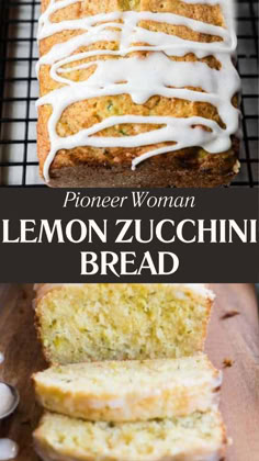 Pioneer Woman Lemon Zucchini Bread Zucchini Lemon Bread Recipes, Large Batch Zucchini Bread, Moist Zuchinis Bread Recipe, Zucchini Bread Pioneer Woman, Old Fashioned Zucchini Bread, Lemon Zucchini Heaven Bread, Yellow Zucchini Bread, Zucchini Quick Bread, Lemon Poppyseed Zucchini Bread