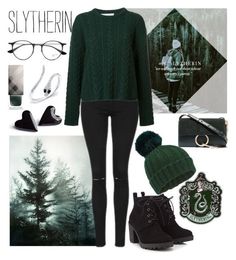 Slytherin Winter Outfits, Slytherin Style Inspired Outfits, Slytherin Wardrobe