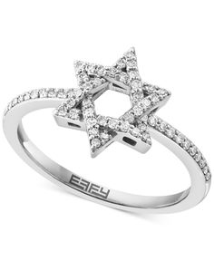 in stock Star Of David Jewelry, David Ring, Diamond Star, Star Of David, In Store, Buy Online, White Gold, My Style, Collage