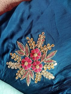 Zardosi Work, Saree Embroidery, Saree Embroidery Design, Kurti Neck, Fashion Design Patterns