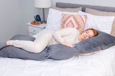 Sleep E Main Pose in Slate Machine Wash Pillows, How To Stop Snoring, Side Sleeping, Hug Pillow, Sleeping Too Much, Pocket Pillow, Head Pillow, Side Sleeper, When You Sleep