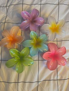 cute hibiscus claw clip! we will message you if the color is out of stock! Hairstyles Simple, Shark Clip, Acrylic Flower, Peinados Fáciles Para Cabello Corto, Dream Gift, Beach Hairstyles