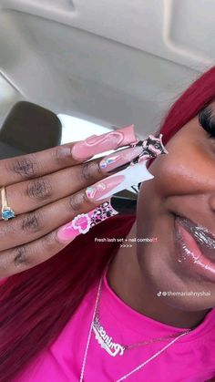 Junk Nails, Retro Nails, Weak Nails, Punk Nails, Ombre Acrylic Nails, Colored Acrylic Nails, Glow Nails, Dope Nail Designs, Exotic Nails