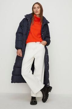 Zip Through Longline Puffer Coat Conscious Clothing, Oasis Fashion, Fashion Face, Puffer Coat, Quick Delivery, Cold Day, Long A Line, Oasis, Winter Outfits