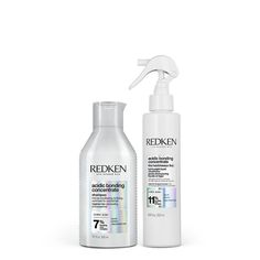 Experience weightless conditioning and strength with the Acidic Bonding Concentrate Fine Hair Duo, with Shampoo and Lightweight Liquid Conditioner. ACIDIC BONDING CONCENTRATE SHAMPOO Redken's Acidic Bonding Concentrate sulfate-free shampoo is Redken's most concentrated all-in-one formula for strength repair on all types of damaged hair. Featuring Citric Acid, this shampoo contains a concentrated bonding care complex that reinforces weakened bonds within your hair to improve hair strength. • Comb Fine Hair Shampoo, Redken Acidic Bonding Concentrate, Color Stripping Hair, Redken Acidic Bonding, Acidic Bonding Concentrate, Shampoo For Fine Hair, Hair System, Voluminous Hair, Hair Setting