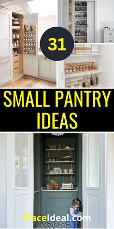 small pantry ideas that are easy to make and great for the kitchen or dining room