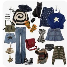 Coraline Aesthetic Coraline Inspired Fits, Coraline Star Outfit, Spooky Clothes Aesthetic, Coraline Aesthetic Clothes, Klaus Hargreeves Aesthetic Outfit, Coraline Clothes Aesthetic