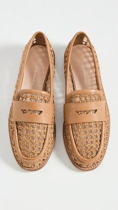 Loeffler Randall Rachel Crochet Raffia Loafers | Shopbop Loeffler Randall Shoes, Natural Branding, Heel Caps, Women's Footwear, Loeffler Randall, French Women, Only Shoes, Rubber Heels, Perfect Shoes