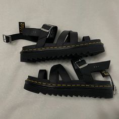 Never Worn Size 9 Feel Free To Make Offers! Doc Marten Sandals, Doc Martens Sandals, Dr Martens Platform, Dr Martens Sandals, Dr Martens Black, Dr Martens Womens, Women Platform Sandals, Girly Fits, Leather Strap Sandals