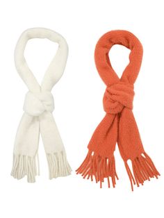 The price is for a scarf only, others are not included. Chic White Scarves For Fall, Casual White Scarves, White Scarves, Mink Fur, Reasons To Smile, Kawaii Fashion, Everyday Outfits, Solid Color, Fabric