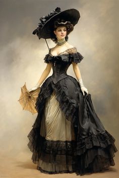 Victorian Prom Dress, 1800s Dresses, Victorian Ball Gowns, 1880s Fashion, Chique Outfits